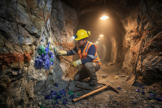 Extracción de Piedras Semipreciosas en Socabones: Proceso Real de Minería Subterránea Andina